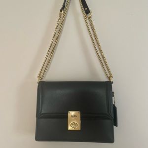 Coach Black Hutton Bag